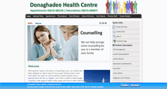 Desktop Screenshot of donaghadeehealthcentre.co.uk